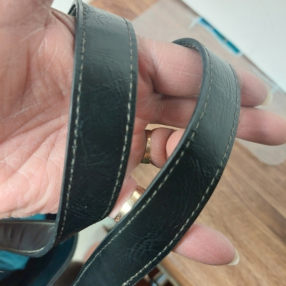 Kenneth Cole Reaction Large Black Weaved Over-shoulder Tote Bag - Picture 7 of 15